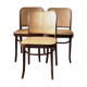 4 chaises 811 Hoffman Thonet