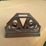 Porte lettre en bronze ancien, art déco, en très bon état