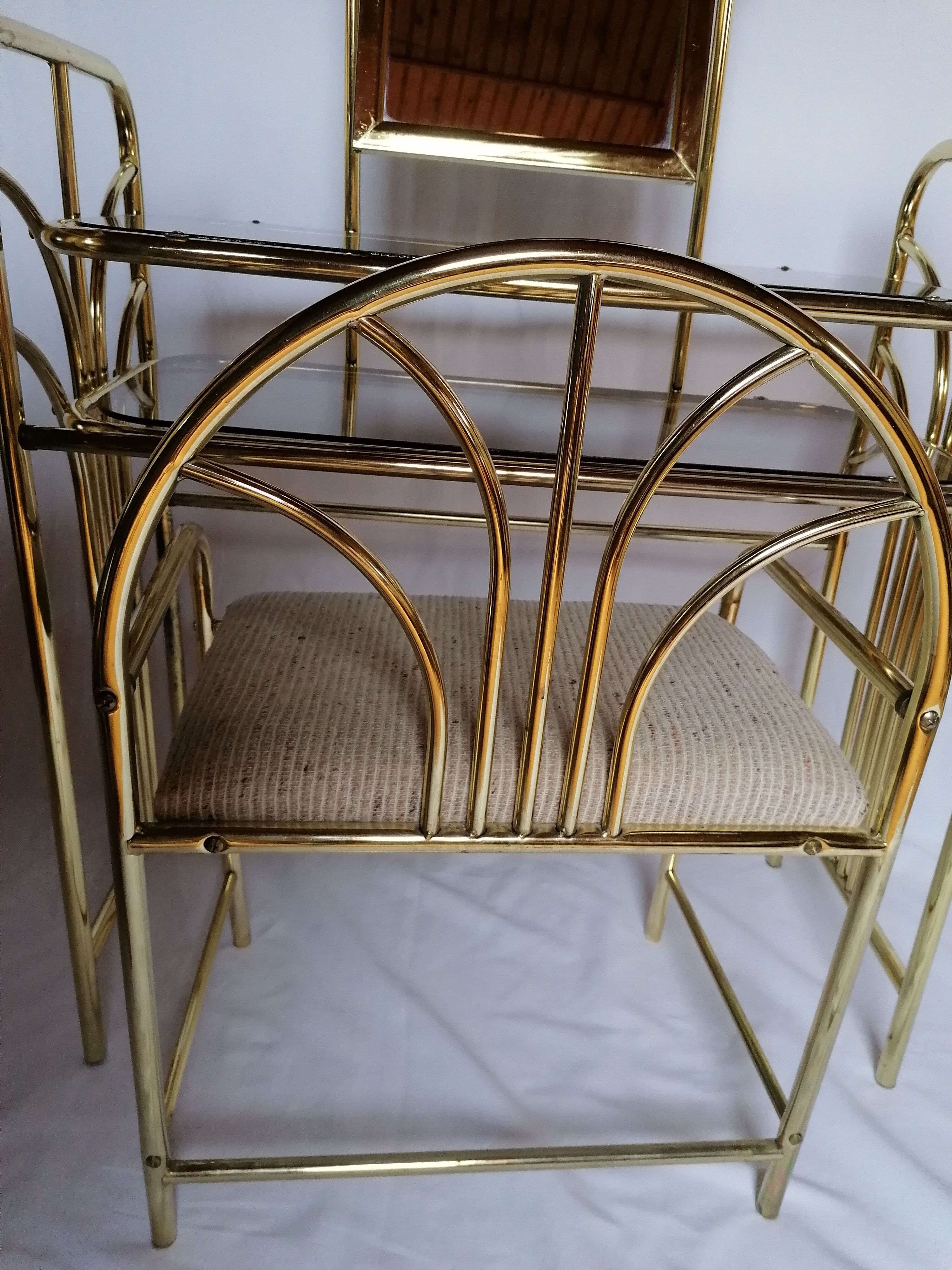 Dressing table and chair