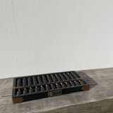 Black wooden Chinese abacus