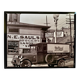 "Street corner in New Orleans, front of the NE Saul' sandwich shop