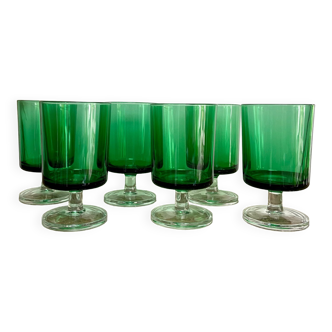 6 verres luminarc france “cavalier “