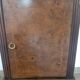 pretty Louis XVI Style bedside cabinet - 1 drawer - 1 Elm Burl marble tray door