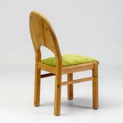 The Modern Scandinavian Oregon Pine Mid-Modern Dining Set - 4 Accent Chairs and 2 Armchairs