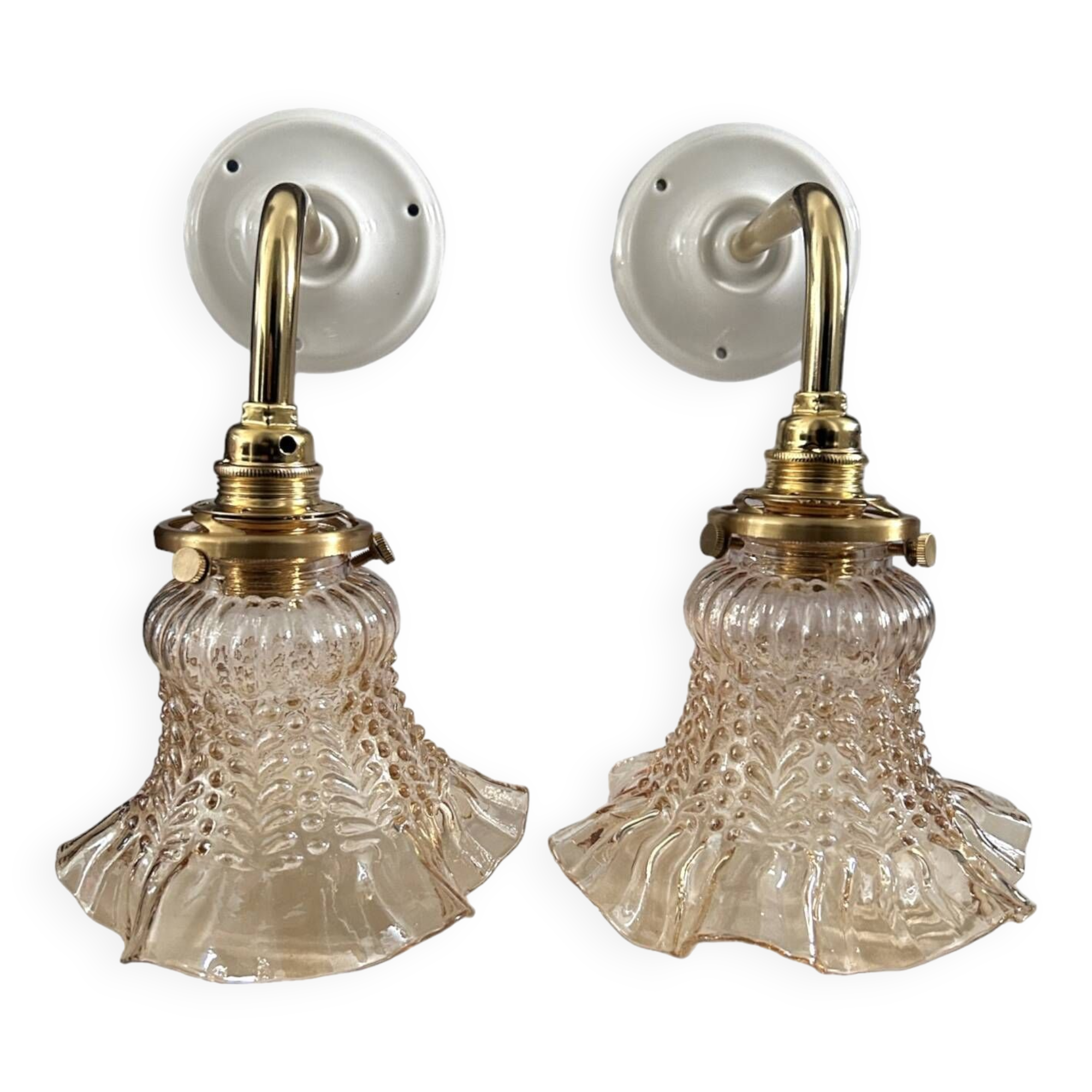 Pair of vintage wall lights
