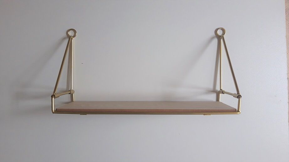 Brass shelf