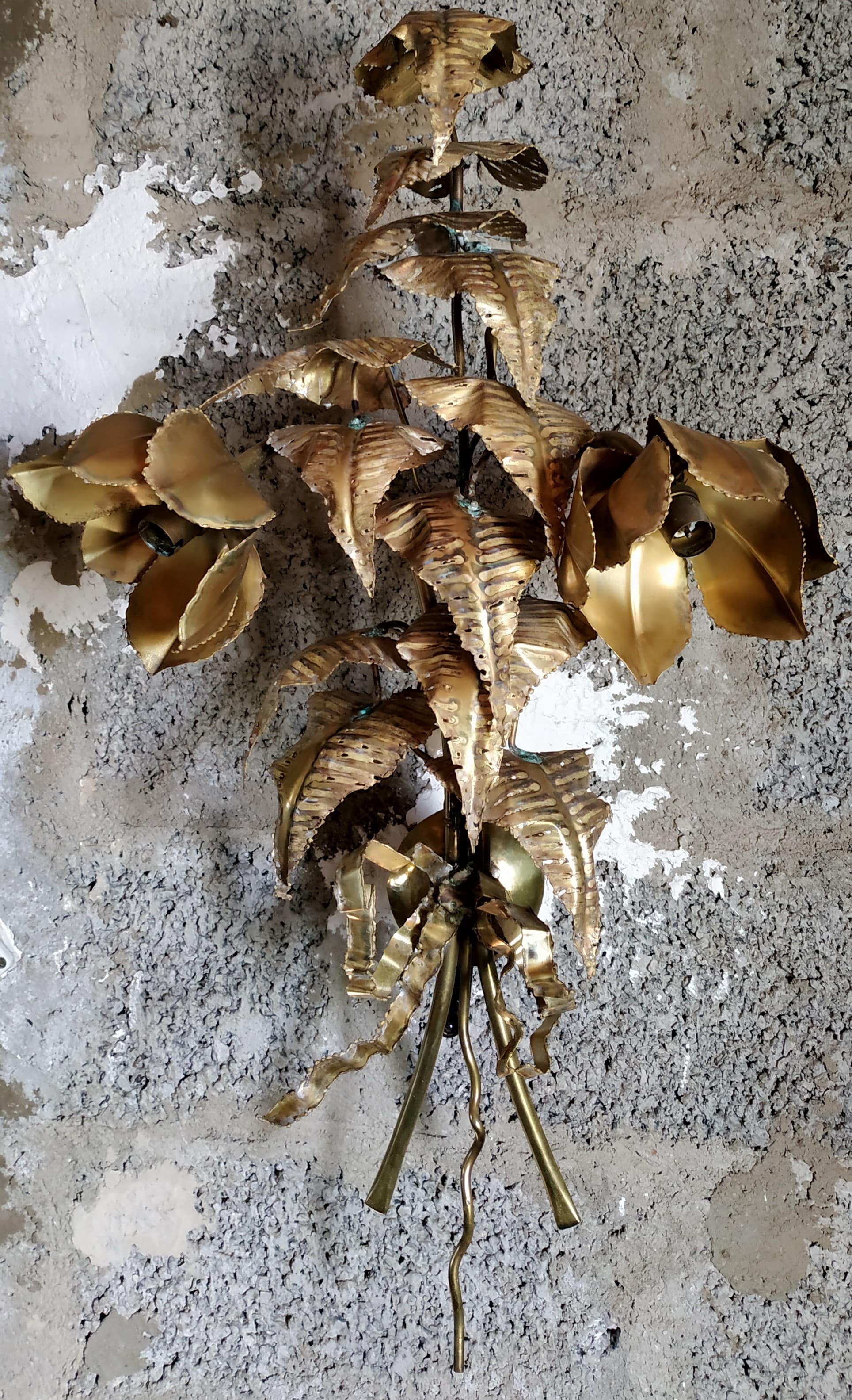 Brass sconce from Maas-Rossi 1970