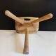 Tabouret en bois brut