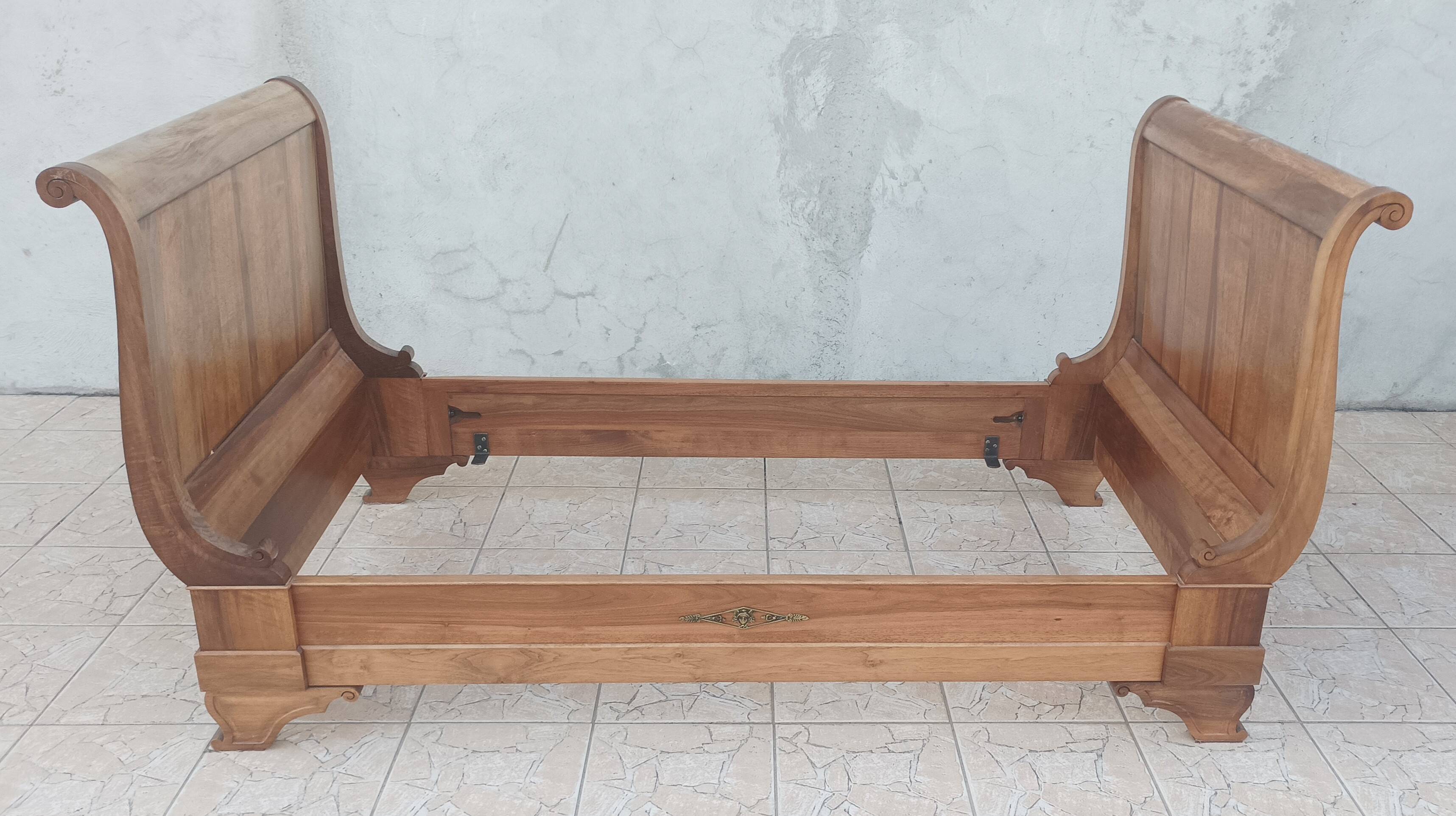 Empire Style Mahogany Bed