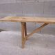 Old solid wood farm bench 200 cm