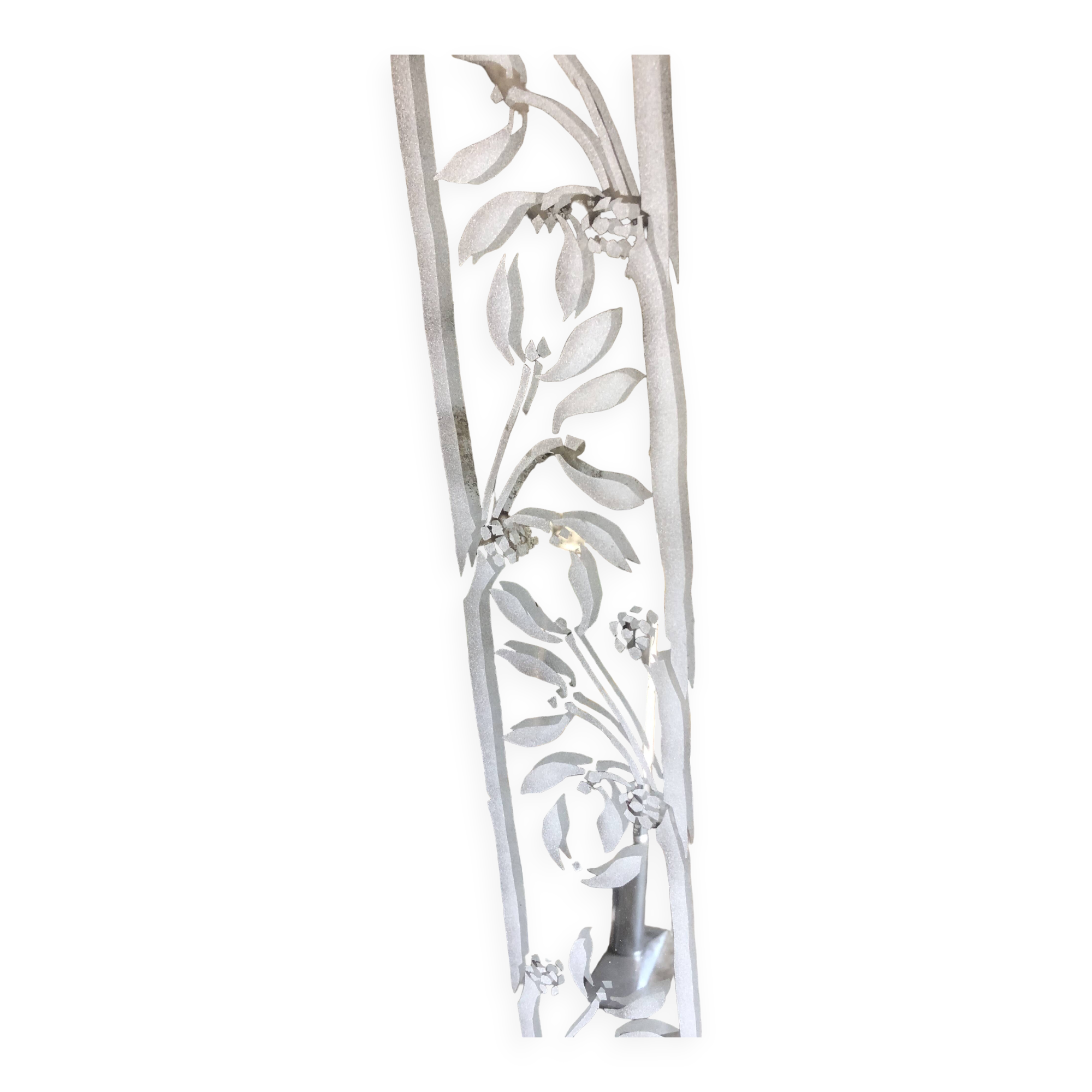 Large 18th century mirror with sandblasted decoration