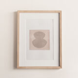 Painting on paper, abstract by Eawy