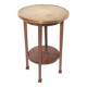 Mid-Century side table with brass top, 1960’s