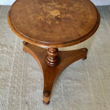 Napoleon era inlaid pedestal table 3