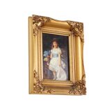Painting Young Girl Gold Frame Lady Sybil Primrose