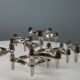 Lot of 10 BMF Nagel 1970 modular candlesticks
