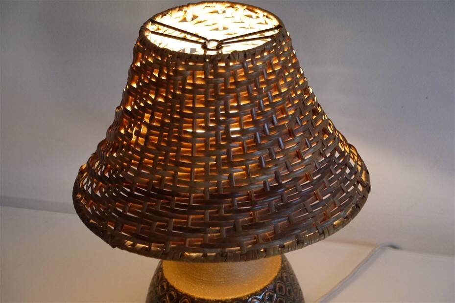 Danish ceramic lamp from Soholm