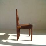 Art Deco modernist chair in solid oak from the 1930s/40s
