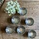 Set of 6 vintage stainless steel cups