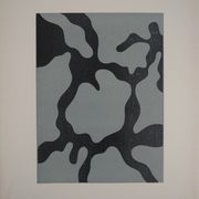 Jean arp : relief i - bois gravé original
