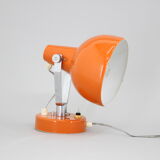 Lampe de table ou murale orange vintage des années 1960, Tchécoslovaquie