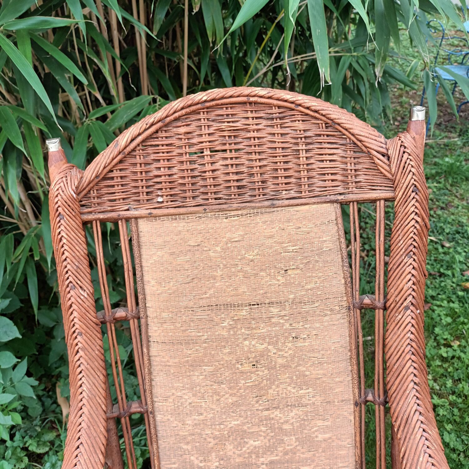 Rattan armchair