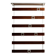 Coat rack in rosewood and metal