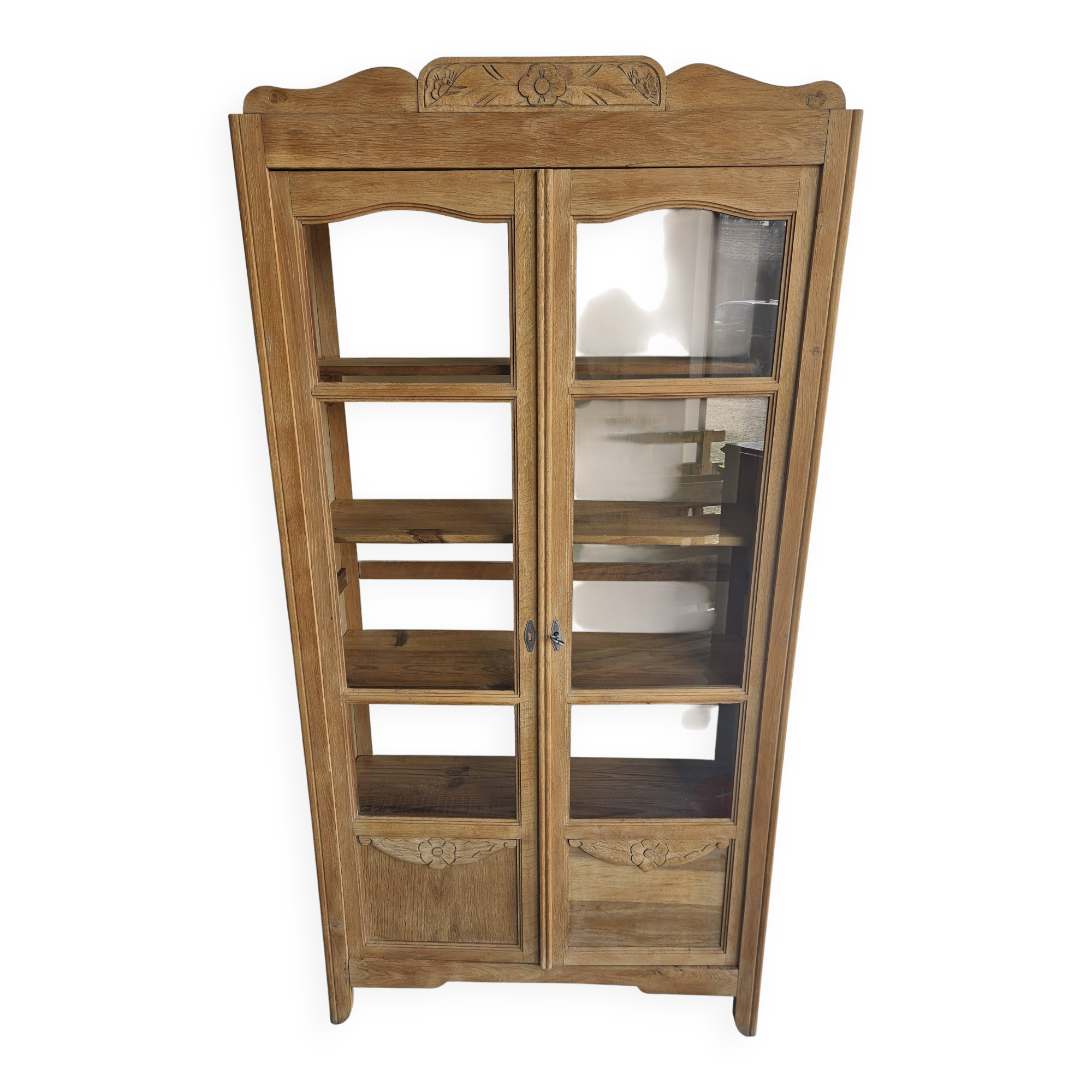 Glass-fronted Parisian wardrobe