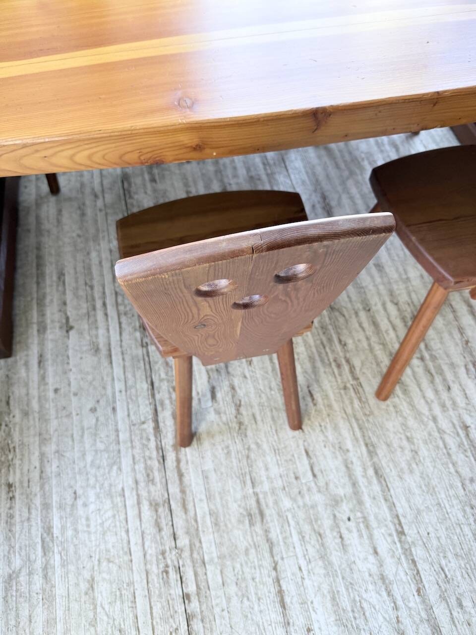Mountain furniture set with table and 8 chairs Malmvall.