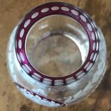 Vase en cristal taillé