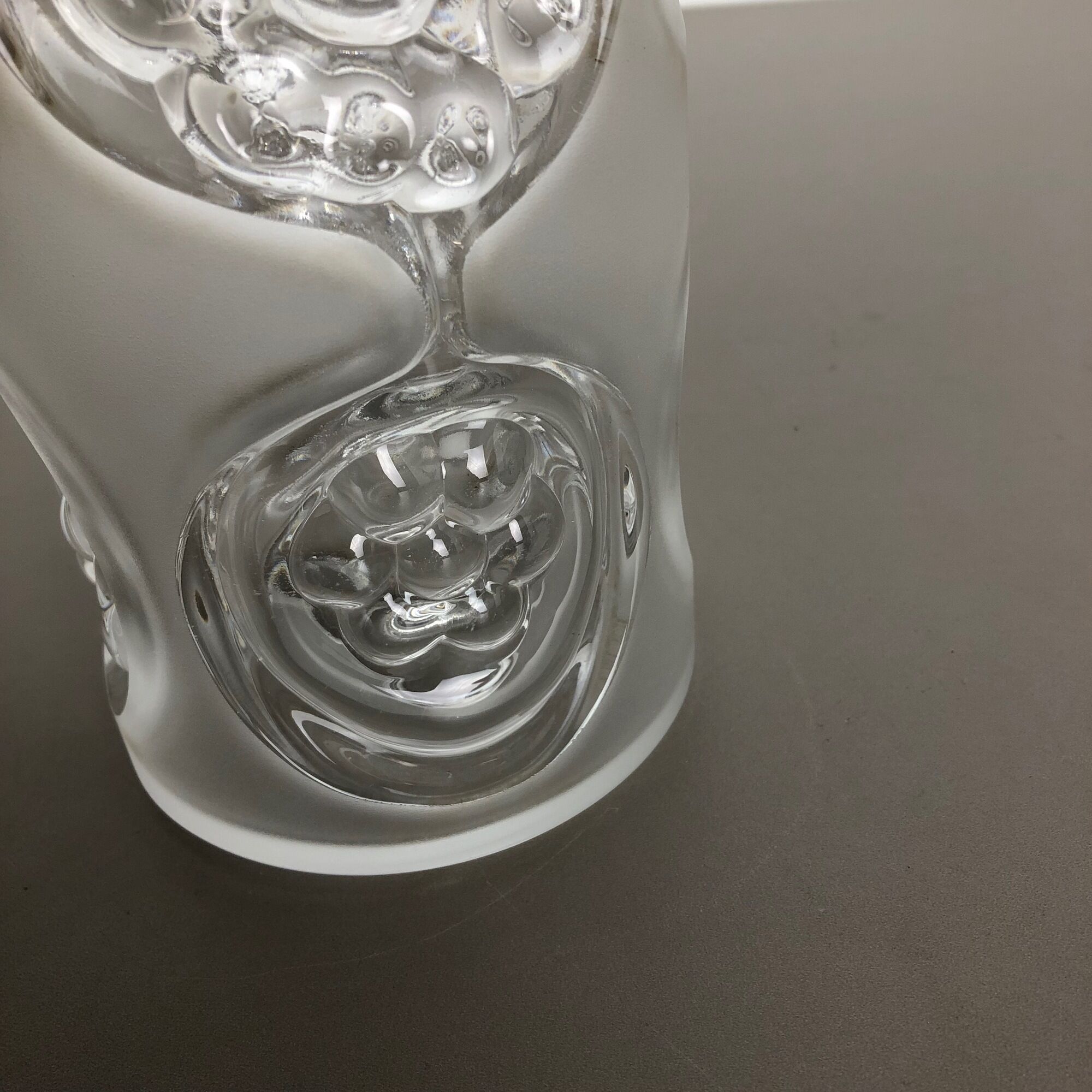 Hand blown "Brutalist" class vase by Peill and Putzler, Germany