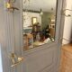 Louis XVI style cloud gray wardrobe
