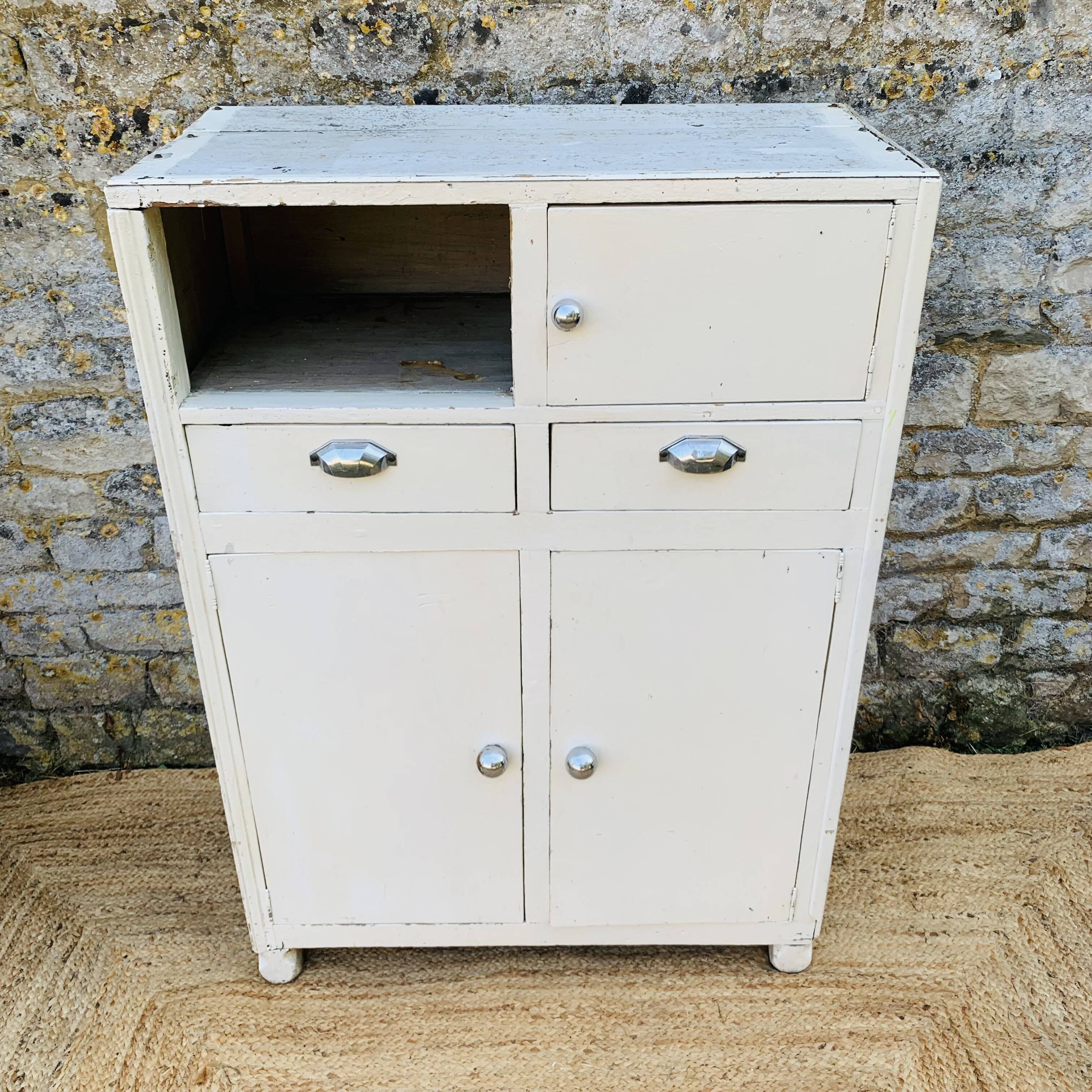 Vintage white sideboard
