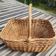 Square wicker basket