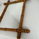 Turned wooden mirror bamboo style 1900s