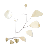 Modernist brass mobile 65 x 70cm
