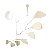 Mobile moderniste en laiton 65 x 70cm