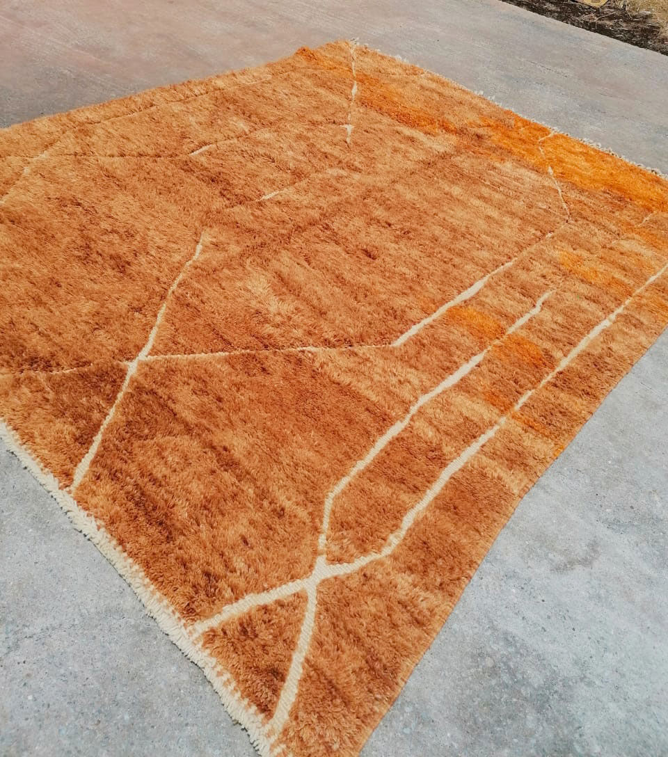 Berber carpet Beni Mrirt, 243x304 cm