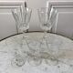 Lot de 5 petits verres à vin en verre cristallin années 50-60