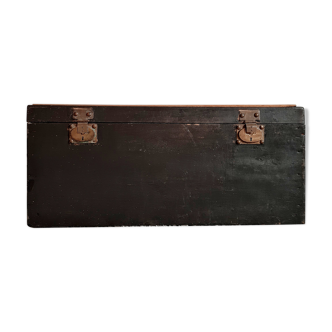 Old black wood trunk