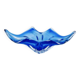Coupe, vide-poche Josef Hospodka Chribska Bohême bleu cobalt 1960