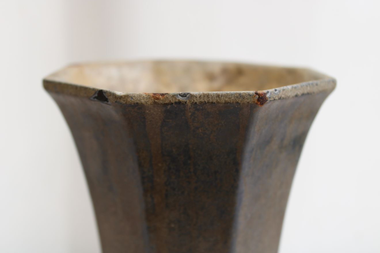 Cast iron vase
