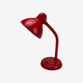 Vintage red monochrome desk lamp