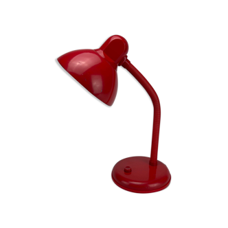 Lampe de bureau monochrome rouge vintage