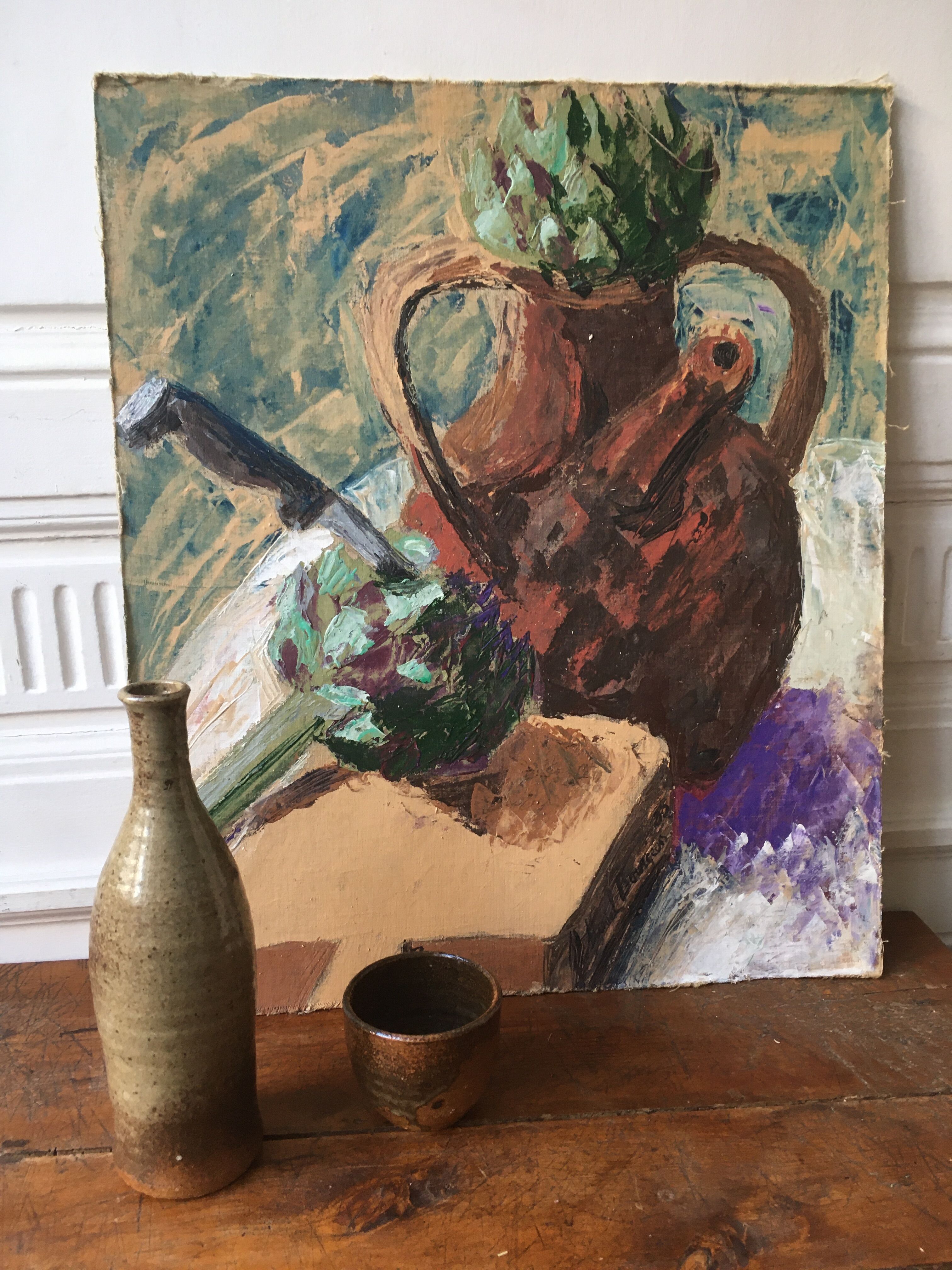 Peinture sur support rigide Nature morte