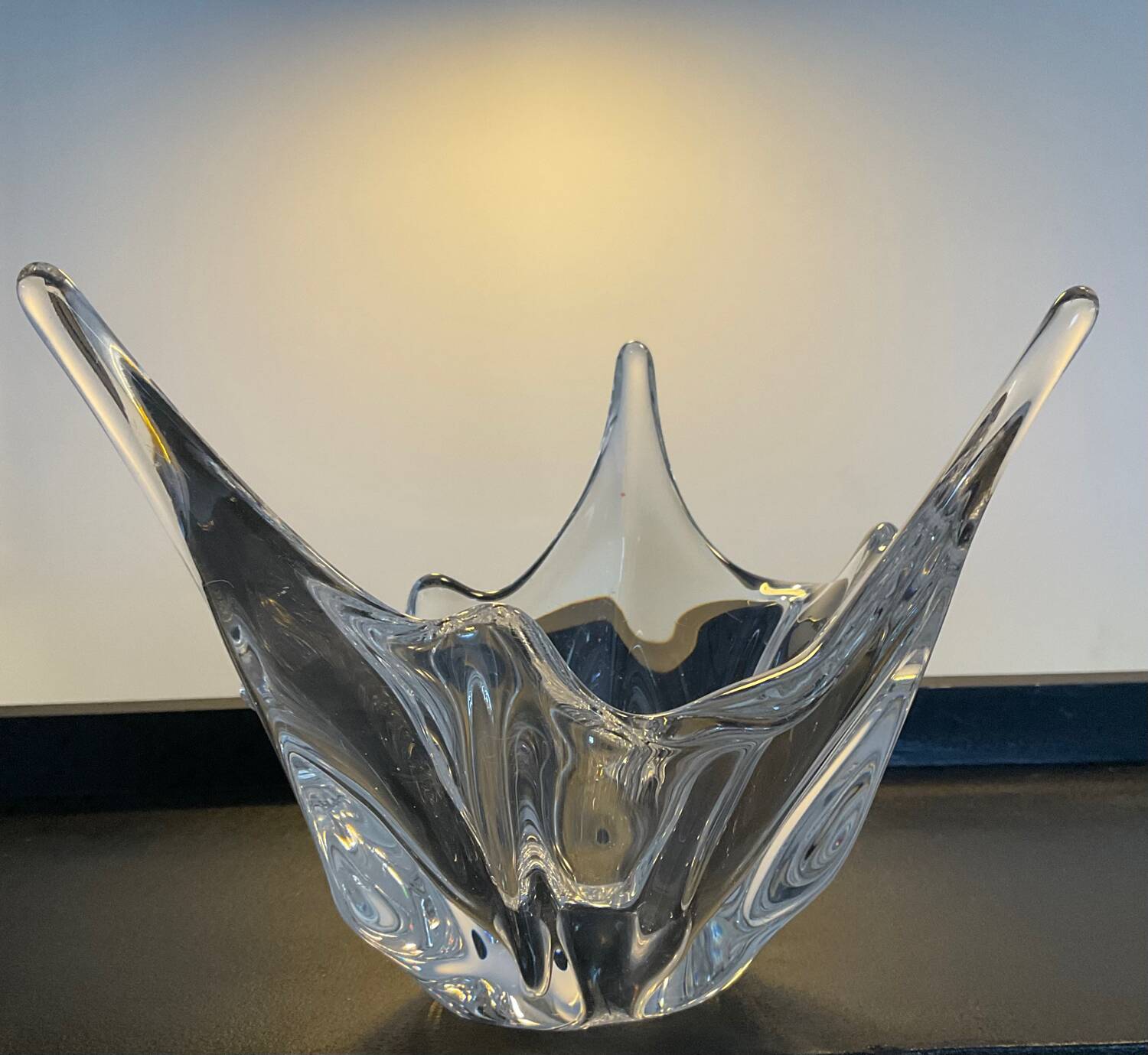 Vintage crystal pocket tray