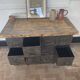 Meuble militaire 1945 12 tiroirs vintage industriel
