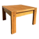 Square coffee table in solid wood (pine), 1980s.