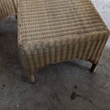 Vintage rattan lounge
