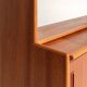 Scandinavian teak bookcase with writing desk, 1960s